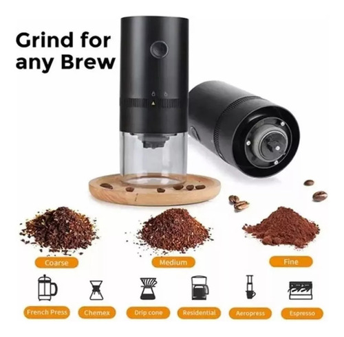 Molinillo Eléctrico De Granos Café Recargable Usb Portátil