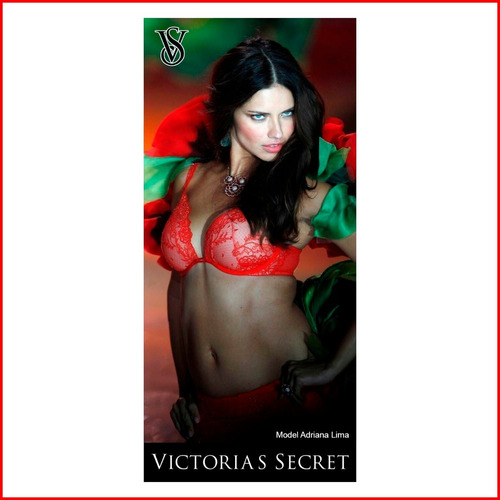Poster Fotográfico Victoria Secret - Adriana Lima - 120x60cm