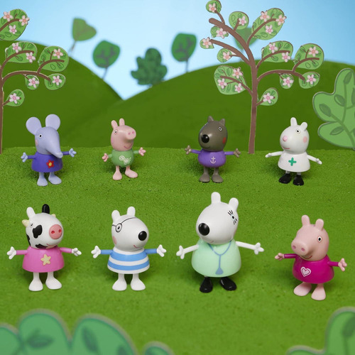 Figuras Peppa Pig Dr. Polar Bear 8 Juguetes 3
