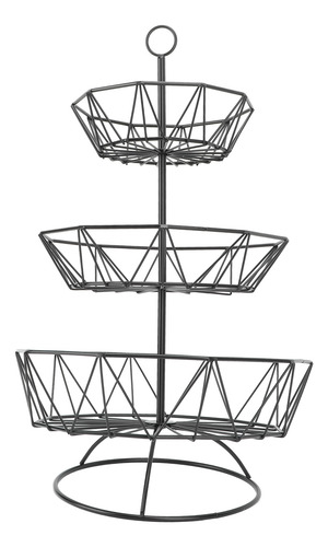 Candy Buffet Rack, Bandeja De Frutas De 3 Camadas Em Ferro F