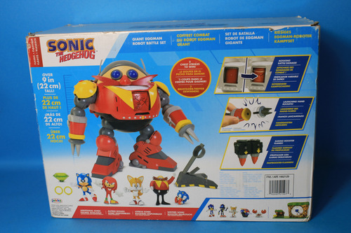 Sonic Giant Eggman Robot Battle Set Jakks Pacific (Usado)