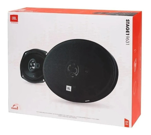 Imagen 5 de 5 de Juego De Bocinas 6 X 9 Jbl Stage1 9631 60 W Rms 3 Vias