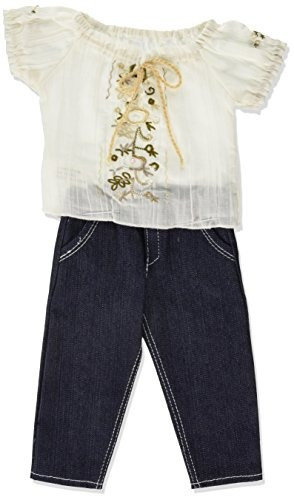 Chic Jeans   Peasant Blouse Fits 18 American Girl Dol