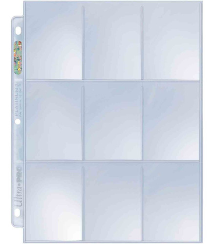 Folios Para Cartas De 9 Bolsillo Ultra Pro Platinum X 10 Uni
