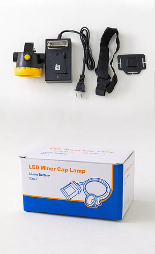 Lampara Minero Recargable Y Potente De Caceria Led