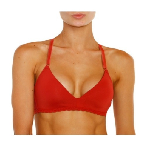 Bralette Microfibra Encaje 3817 Baziani