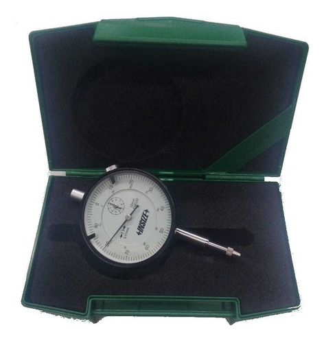 Imagen 2 de 6 de Comparador Insize 2308-10fa Dial 58mm R.0-10mm S/oreja Lec.0
