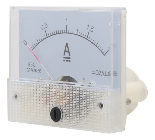 Panel Medidor De Corriente Continua Tipo Puntero 85c1 0 ~ 2a