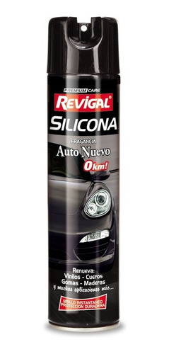 Imagen 6 de 10 de Silicona Aerosol Perfumada Auto Brillo Multiuso Revigal