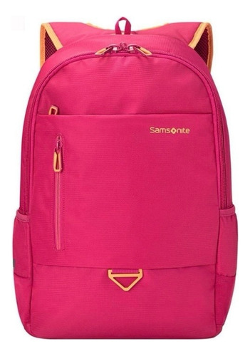 Mochila Samsonite Rock Rosa Con Naranja Rosa Chicle Liso