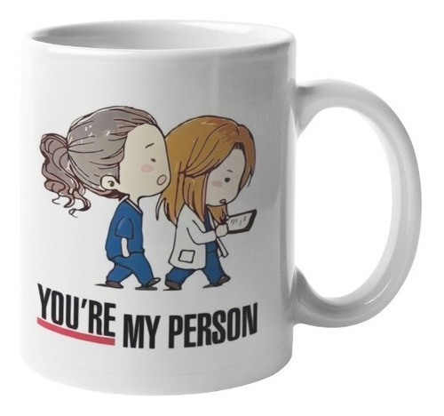 Taza Grey's Anatomy De Cerámica Nacional