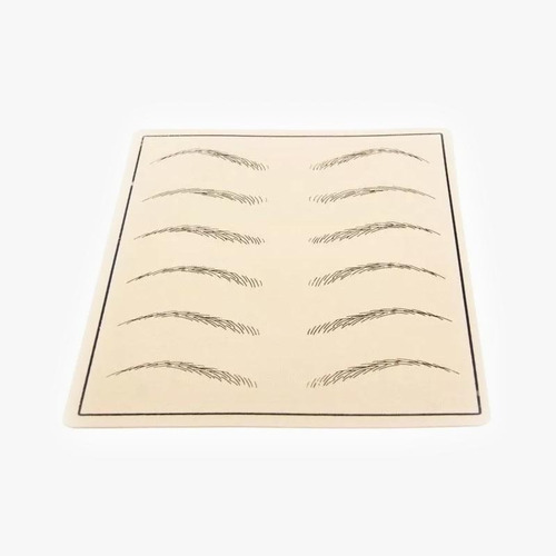 Piel Falsa Sintética Practica Microblading Tatuaje Ceja 5 Pz