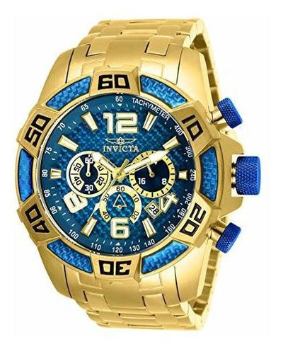 Reloj  Para Hombre 25852 Pro Diver De Cuarzo Color Dorado