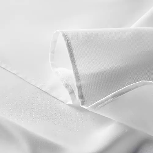 Paquete de 12 manteles blancos para mesas rectangulares de 6 pies de 60 x  102 pulgadas, manteles de poliéster blanco a granel para bodas