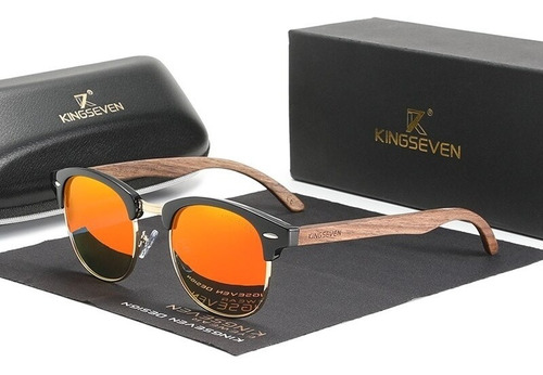 Óculos De Sol Kingseven N5516 Unissex Esportivo Polarizado