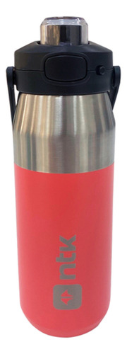 Garrafa Térmica Isomax 750ml Aço Inox Ntk Vermelho