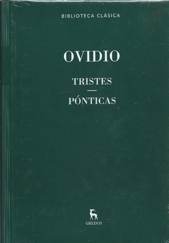 Ovidio - Tristes - Ponticas - Gredos - Libro Nuevo