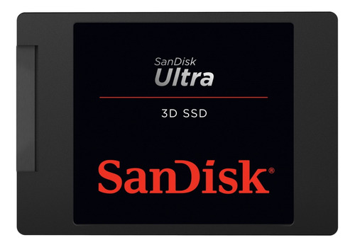 Disco sólido interno SanDisk Ultra 3D SDSSDH3-500G-G25 500GB negro