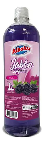 Jabon Liquido Mora Botella 1 Lt Albalux