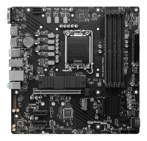 Tarjeta Madre Msi Pro B760m-p M.2 Pcie 4.0 Ddr5 4x128 6800+