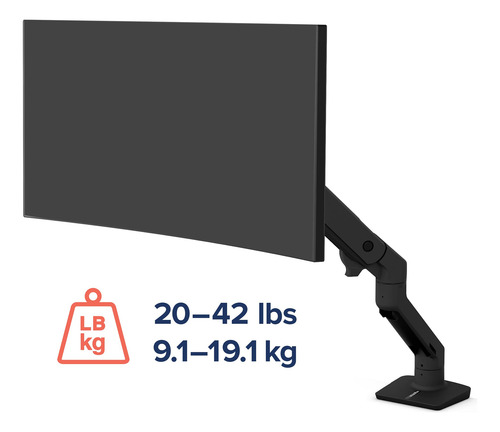 Brazo De Monitor Ergotron Hx Premium Heavy Duty Para 49 PuLG
