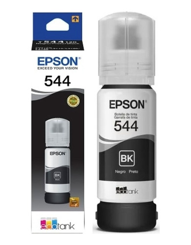 Botella Tinta Epson 544 Negro Original