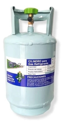 Cilindro Recargable Para Gas Refrigerante R-134a (5 Kg)