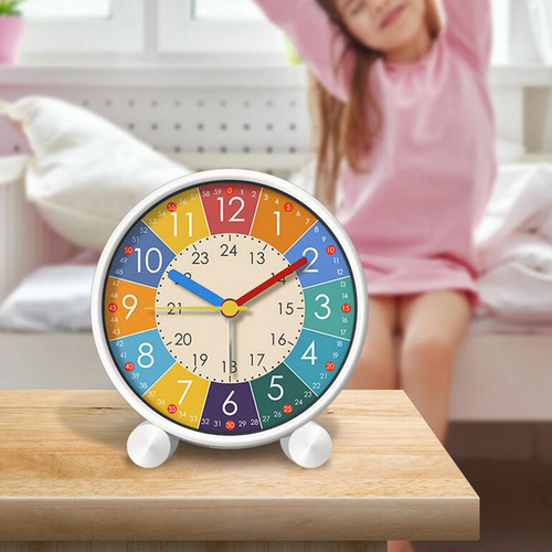 5 Reloj Despertador Analógico De Cabecera Para Niños,