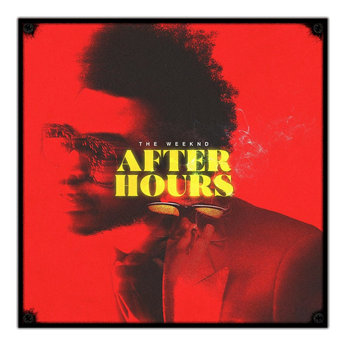 #477 - Cuadro Vintage 30 X 30 The Weeknd After Hours Poster