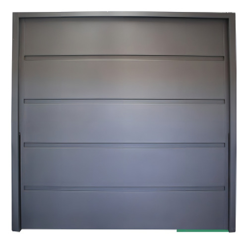 Porton Manual En Chapa Plegada Levadizo 2.70 X 2.35 * Color Gris oscuro