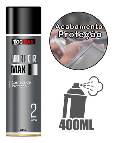 Spray Mirror Max Efeito Espelho Fase 2 400ml Tog Max 