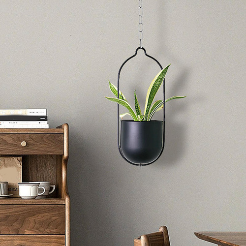 Cesta Colgante Para Flores, Elegante Maceta Decorativa Para