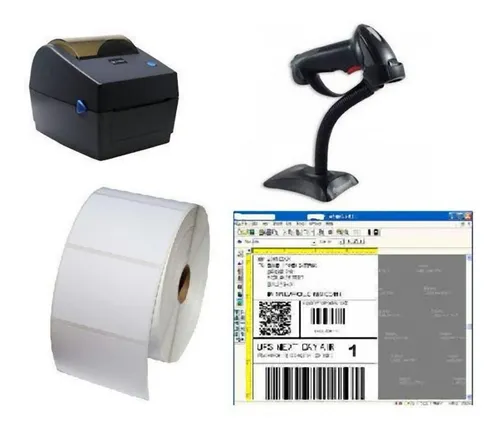 comprar Kit  Impresora  Codigo Barra 3nstar Lector Programa Etiqueta