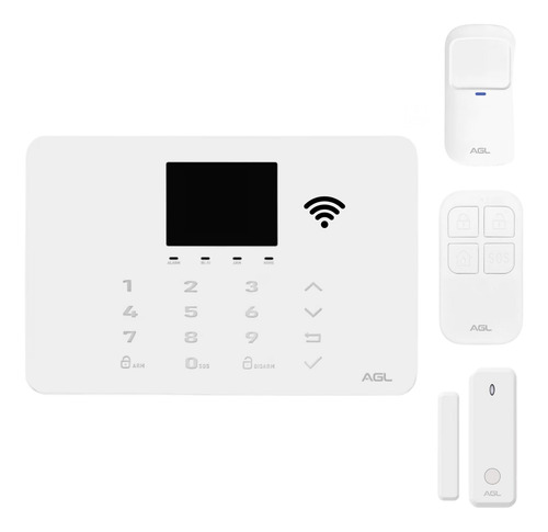 Kit Central De Alarme Izzy Touch Wifi 433mhz Segurança Agl