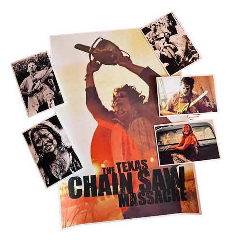 Poster The Texas Chain Saw -48x33 Cm+5postcards De 10x15 Cm