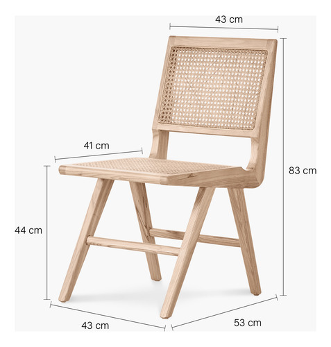 Silla Comedor Madera Pierre Form