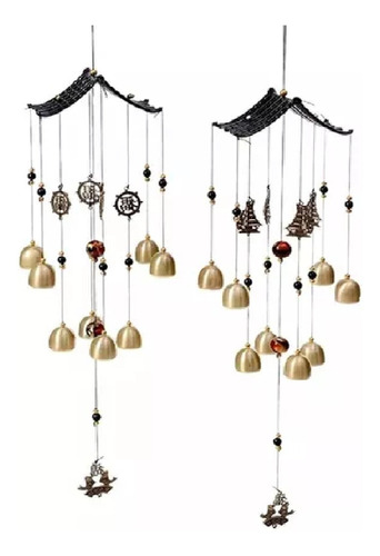 Decoración Vintage Campanas De Viento Japonesa Feng Shui, 