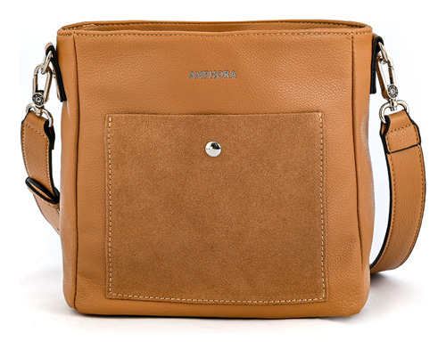 Cartera Bandolera Mediana Isela Camel