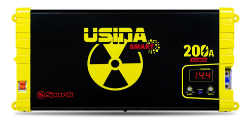 Imagem 5 de 6 de Fonte Automotiva Usina 200a 14,4v 220v Com Voltímetro