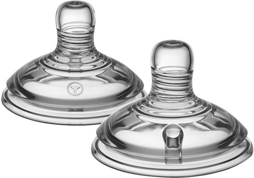Set 2 Tetinas Flujo Rapido 6m Reemplazo Y Tommee Tippee