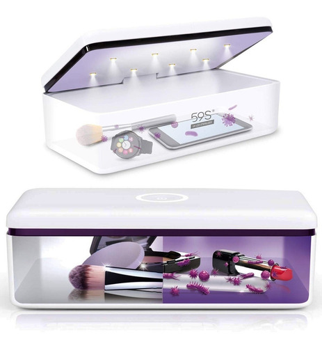 Caja Esterilizadora S2 59s Led Uvc Esterilizacion 99.9% Dimm