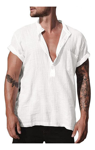 Camisa De Hombre Caballero Moda Casual Italia