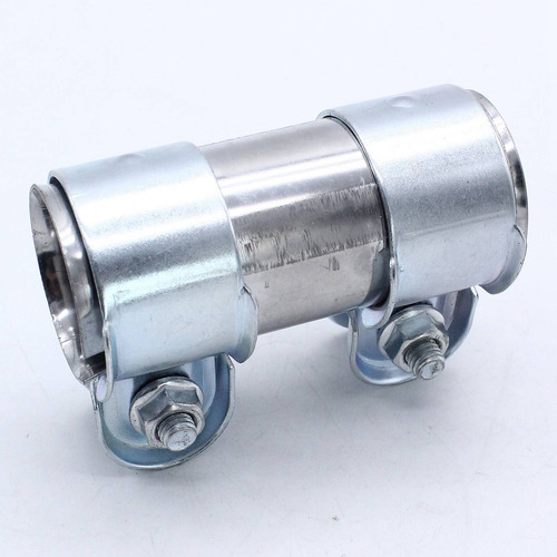Sistema De Escape De Doble Abrazadera Con Conector De Tubo D
