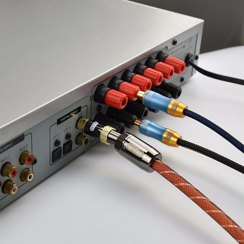Imagen 5 de 8 de Cable Coaxial Digital Rca A Rca Macho Emk 1 Metro Premium