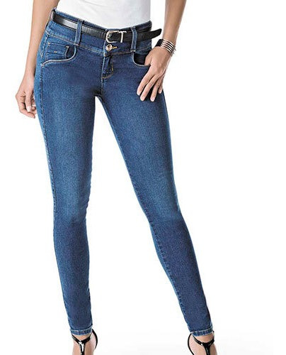 Jeans Rev 18291 Color Azul Para Mujer Tx3