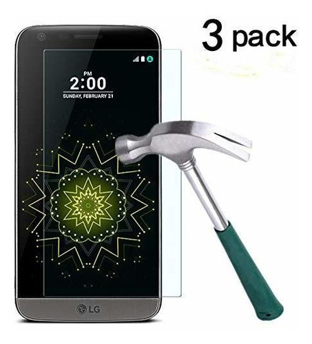 Protector De Pantalla LG G5, Tantek [anti-bubble] [hd Ultra