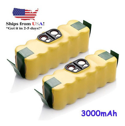 2pcs 14.4v Aps Vacío Batería Para Irobot Roomba 500 600 700