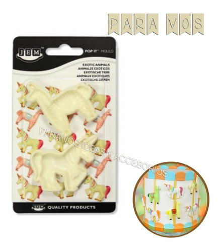 Cortante Plastico De Llama Unicornio Reposteria Porcelana