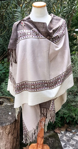 Ruana Poncho Mc'maru Artesanal Unicos