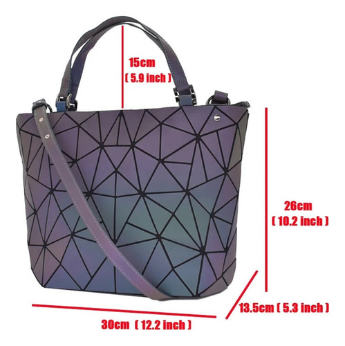 Bolsa Mensageiro Feminina Bao Bag Diamond Tote Geometry